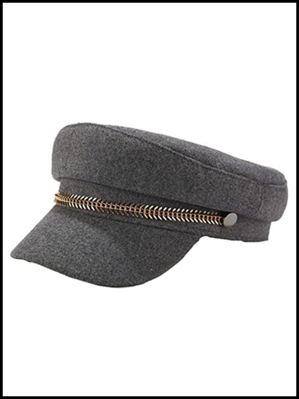 Men's Newsboy Cabbie Peaked Beret Cap Baker Boy Yacht Captain Hat